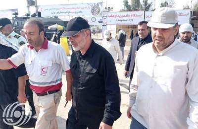 وزير الداخلية الإيراني يشرف على تنظيم حركة الزوار عبر مهران