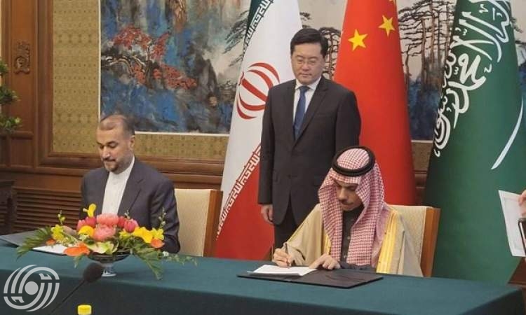 وزيرا خارجية ايران والسعودية يوقعان على بيان مشترك في ختام محادثاتهما في بكين