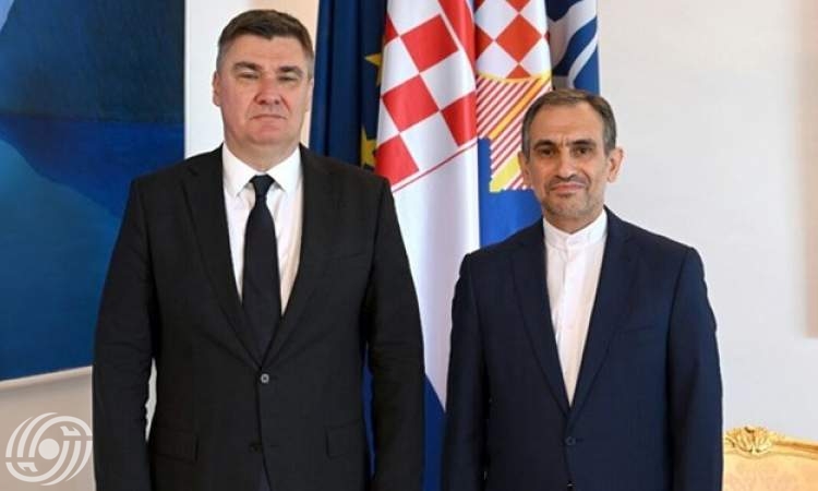 الرئيس الكرواتي يؤكد على تطوير العلاقات الودية مع إيران