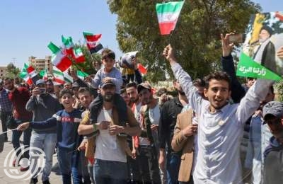 استقبال شعبي حافل للرئيس الايراني في دمشق  