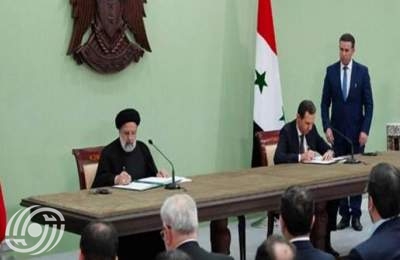 الرئيسان رئيسي والأسد يوقعان مذكرة التفاهم لخطة التعاون الشامل الاستراتيجي طويل الأمد بين البلدين