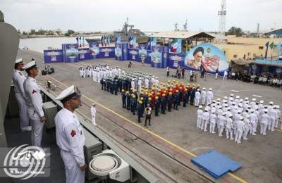 مراسم الاستقبال الرسمي للدورية 86 للقوة البحرية الايرانية  