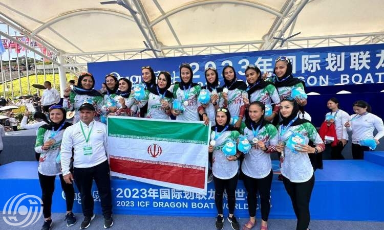 سيدات ايران يحرزن خمس ميداليات ملونة في مسابقة قارب التنين في الصين