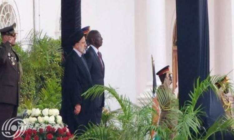 الرئيس الايراني يحظى باستقبال رسمي من نظيره الكيني