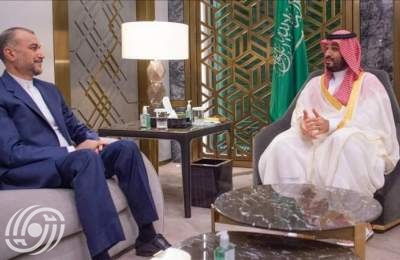 وزير الخارجية الإيراني حسين أمير عبداللهيان خلال اجتماعه في جدة مع الأمير محمد بن سلمان