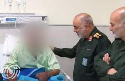 القائد العام لحرس الثورة الإسلامية يزور الجرحى اللبنانيين في مشهد