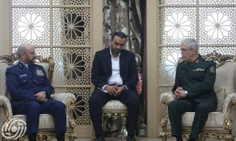اللواء باقري يستقبل نظيره السعودي الفريق الأول فياض بن حامد الرويلي