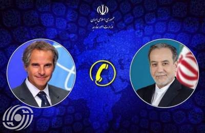 محادثة هاتفية بين المدير العام للوكالة الدولية للطاقة الذرية ووزير الخارجية الإيراني