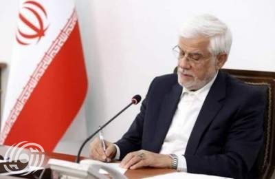 عارف يهنئ لاريجاني بتوليه منصب الأمين العام لمجلس الامن القومي الايراني