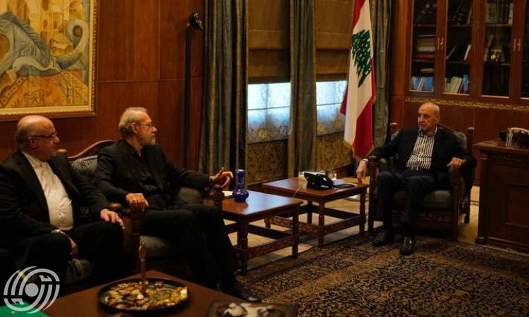 التقى أمين المجلس الأعلى للأمن القومي الإيراني برئيس البرلمان اللبناني في عين التينة