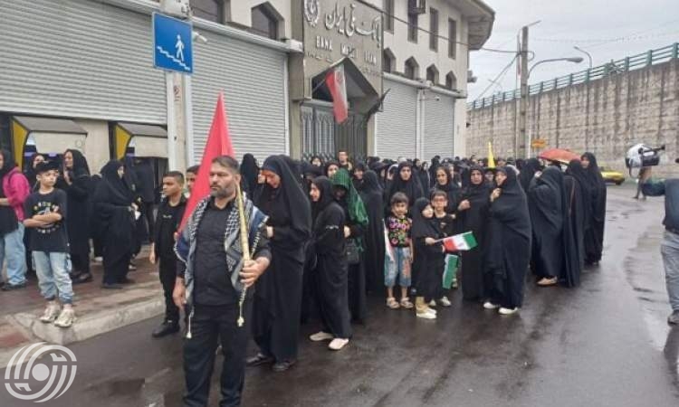 احياء زيارة الاربعين في رشت للذين فاتتهم الزيارة في كربلاء