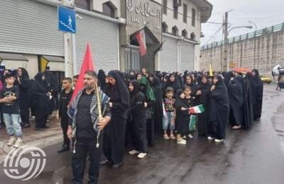 احياء زيارة الاربعين في رشت للذين فاتتهم الزيارة في كربلاء