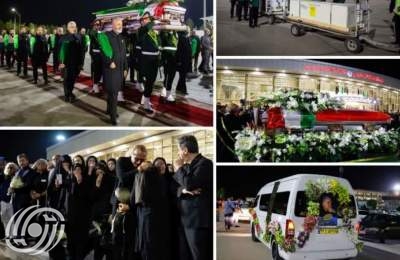 جثمان الراحل محمود فرشجيان يصل إلى أصفهان