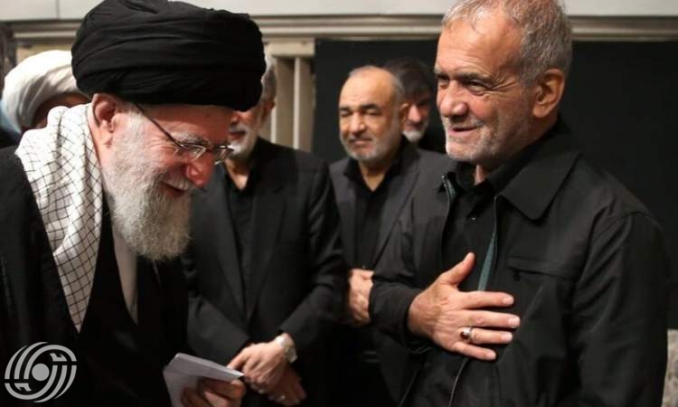 الرئيس بزشكيان یشکر قائد الثورة الاسلامیة علی دعمه