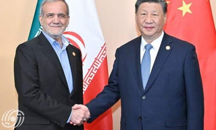 الرئيس الايراني يلتقي الرئيس الصيني في بكين.