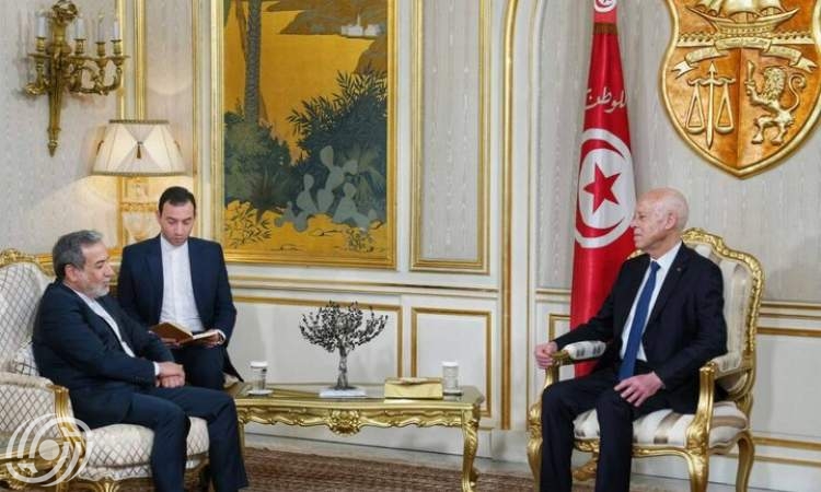 وزير الخارجية الإيراني يلتقي الرئيس التونسي