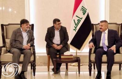 القائد العام للشرطة الإيرانية يلتقي وزير الداخلية العراقي في بغداد