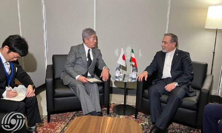 عراقجي يناقش مع نظيره الياباني اخر تطورات العلاقات الثنائية والاقليمية والدولية