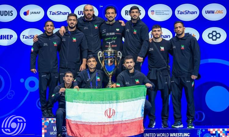 الاتحاد العالمي للمصارعة یعلن فوز المنتخب الإيراني للمصارعة الحرة ببطولة العالم 2015