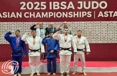 المنتخب الإيراني للجودو للمكفوفين يحرز لقب وصافة آسيا