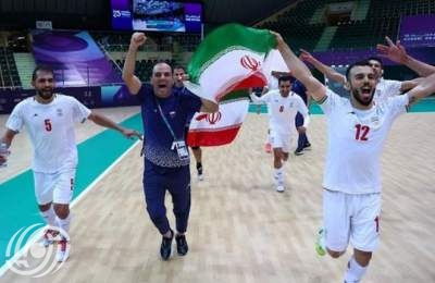 تتويج ايران ببطولة كرة الصالات بدورة العاب التضامن الاسلامي
