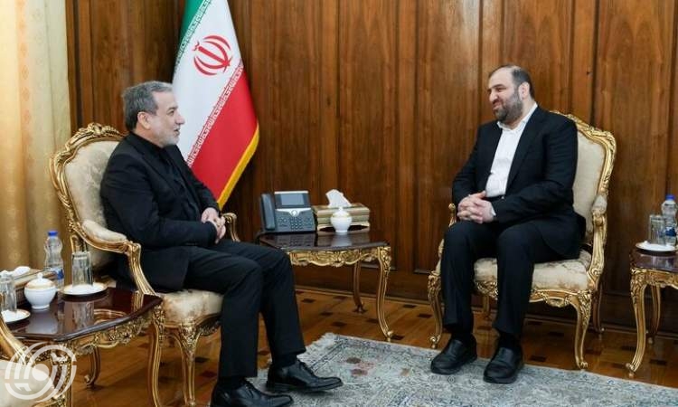 نائب رئيس تيار الحكمة الوطني العراقي يلتقي وزير الخارجية الايراني