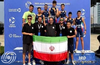 لاعب إيراني يحرز ذهبية آسيا في سباقات الترايثلون