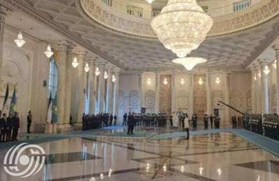 رئيس كازاخستان يستقبل بزشكيان رسمياً