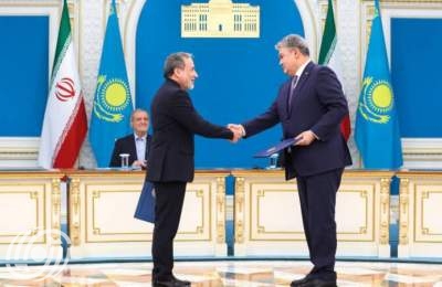 توقيع وتبادل 7 وثائق ومذكرات تفاهم بشأن التعاون الثنائي بين إيران وكازاخستان