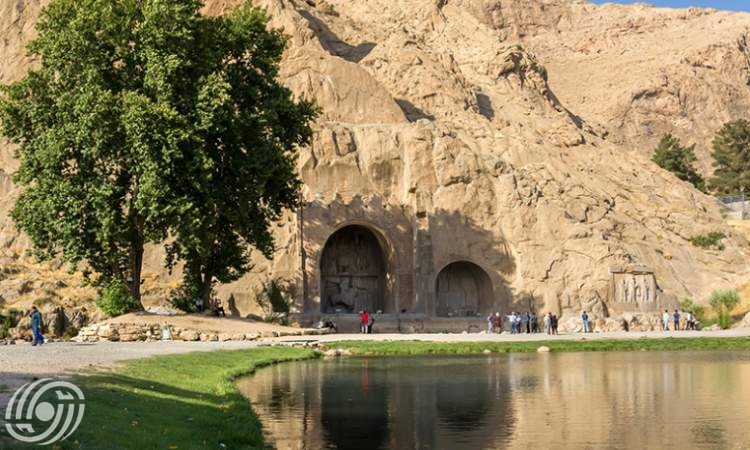 نافورة طاق بستان في كرمانشاه + فيلم نافورة طاق بستان في كرمانشاه + فيلم