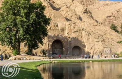 نافورة طاق بستان في كرمانشاه + فيلم نافورة طاق بستان في كرمانشاه + فيلم